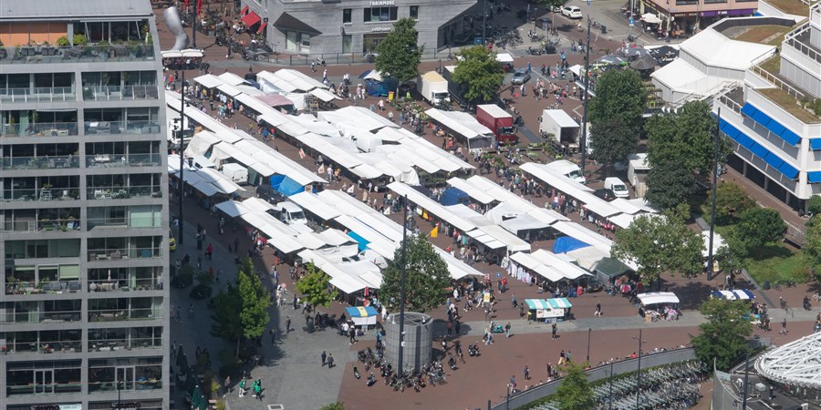 Market in Rotterdam.