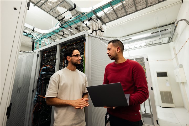 ICT-deskundigen aan het werk