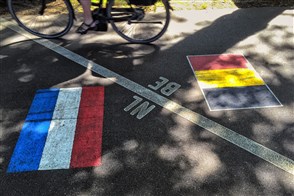 Grensovergang tussen Nederland en België