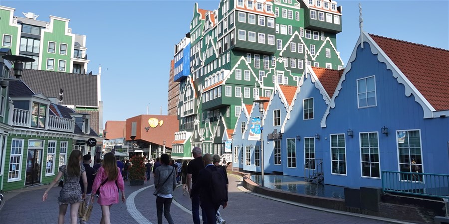 The revamped city of Zaandam