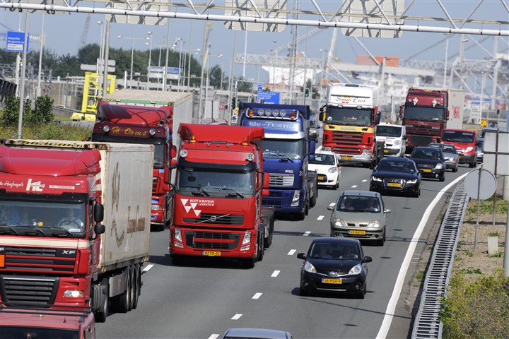 Verkeer op snelweg