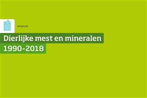 Omslag publicatie dierlijke mest en mineralen 2018