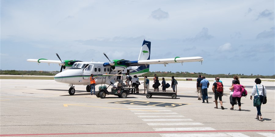 Plane at Bonaire airport