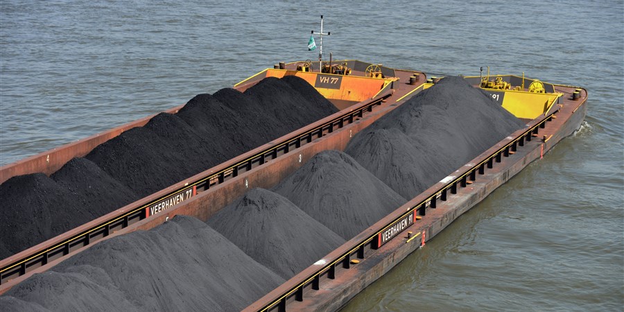 Steenkool op binnenvaart
