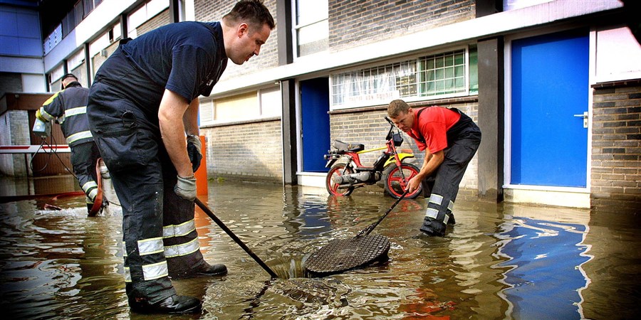 overstroming in Valkenburg