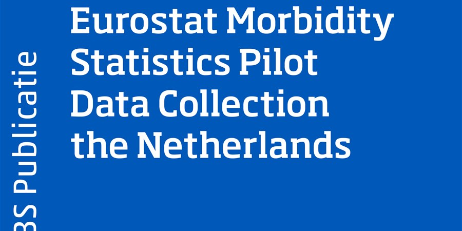 Omslag Eurostat Morbidity Statistics Pilot Data Collection the Netherlands