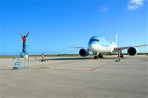 Vliegtuig op Bonaire