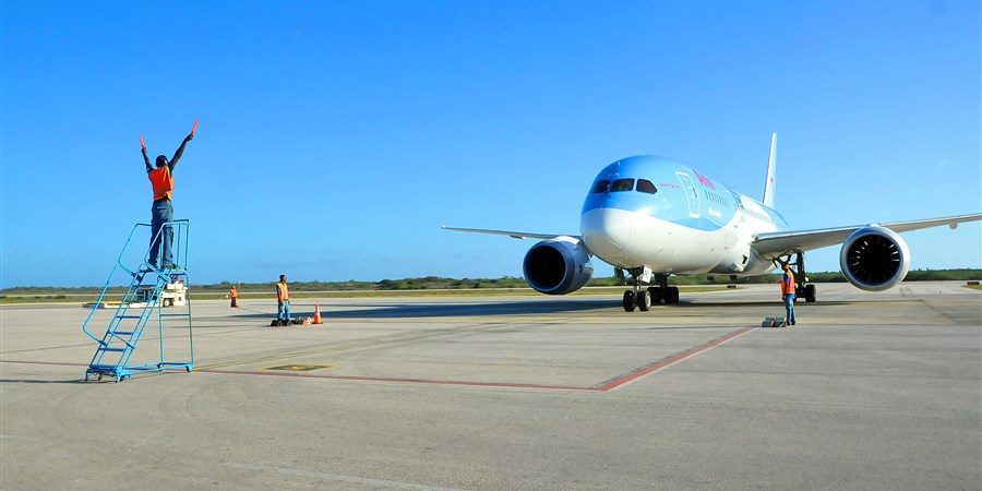 Vliegtuig op Bonaire