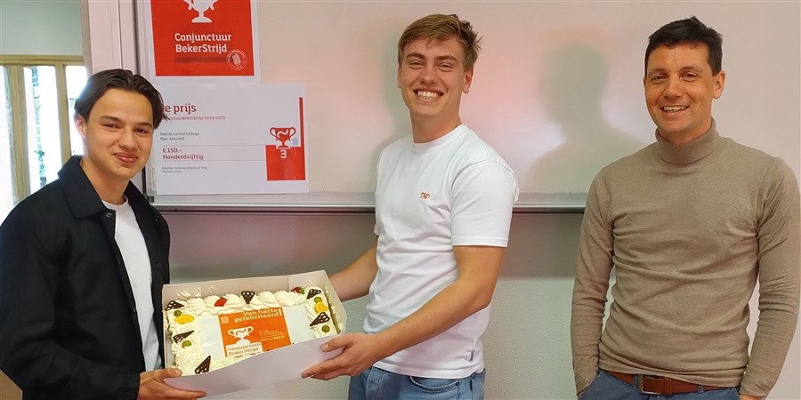 De derde prijswinnaars van de ConjunctuurBekerStrijd 2024