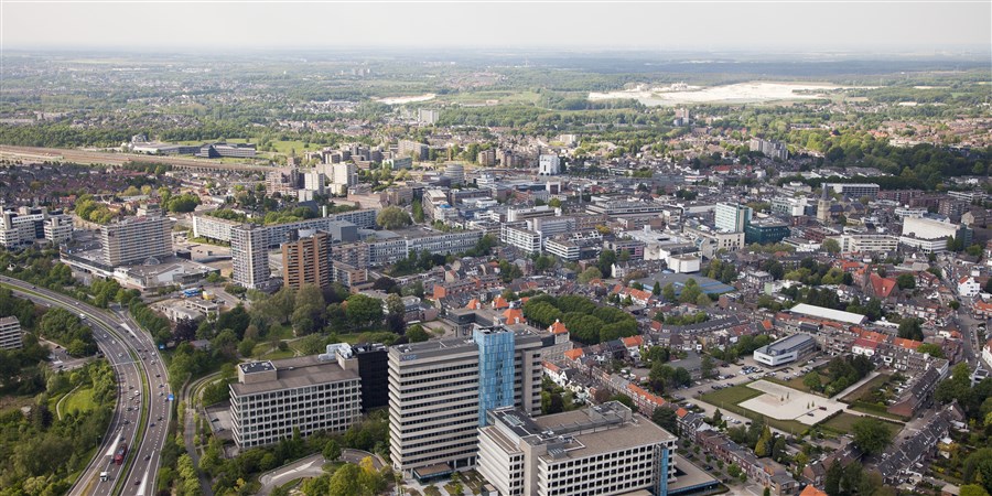 Luchtfoto Heerlen en omgeving