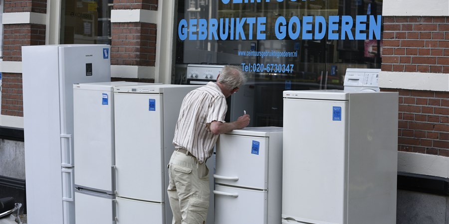 Recycling: second-hand white goods
