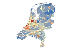voorbeeld van wijk- en buurkaart van Nederland
