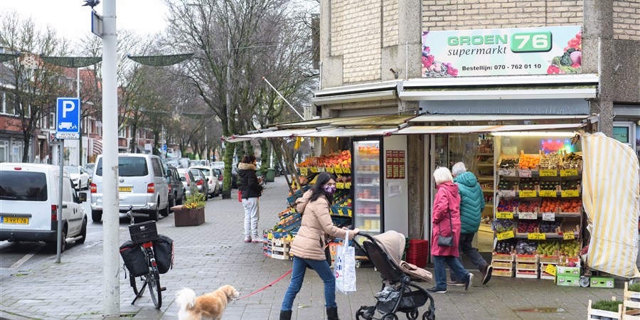 Winkelstraat in Scheveningen