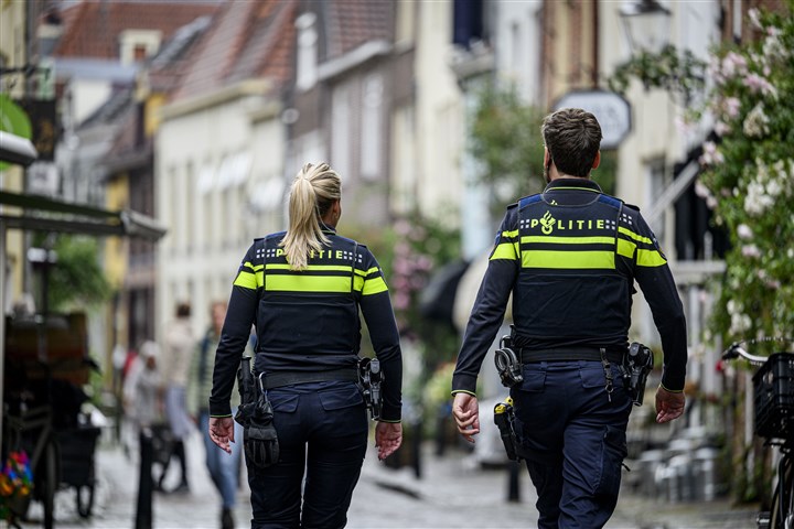 Politieagenten op straat