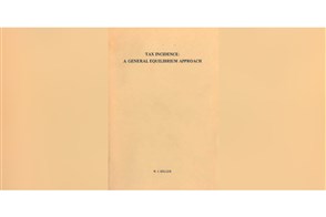 Omslag, Tax incidence: A general equilibrium approach, W.J. Keller