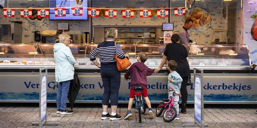 Viskraam in Eindhoven