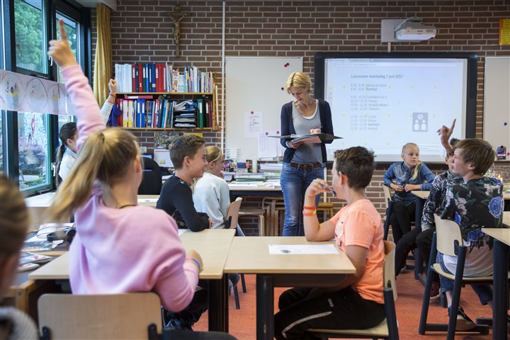 Een kijkje in groep 8 van een basisschool