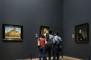 Mensen in Rijksmuseum